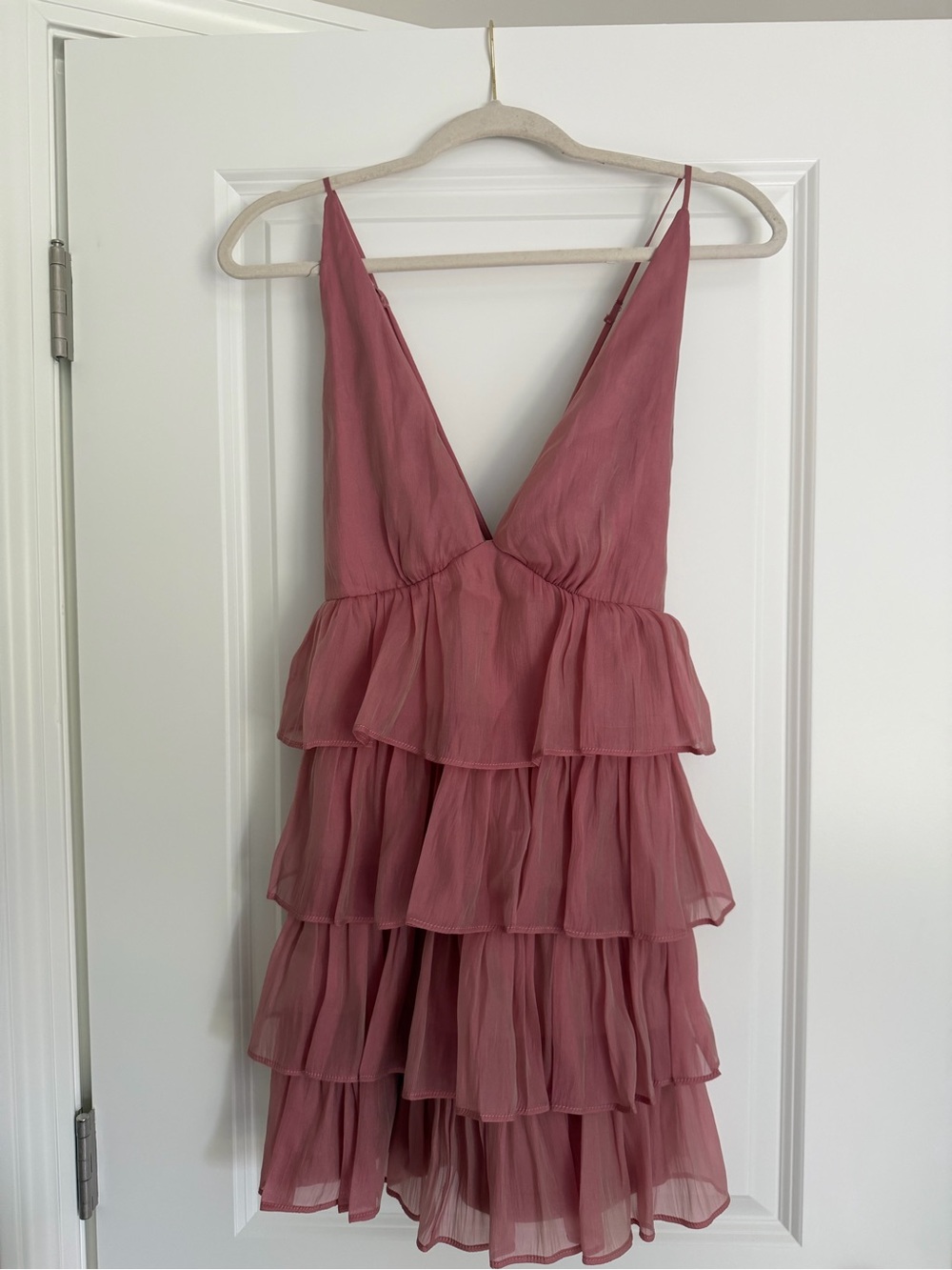 Luluโs Pink Tiered Mini Dress